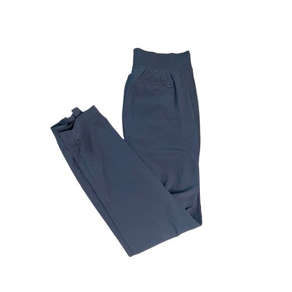 Athleta Brooklyn Ankle Pant Womens Navy Blue Pull On Stretch Size 0 Tall - Picture 3 of 3
